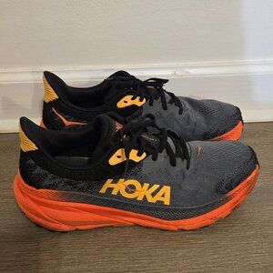 Hoka Challenger ATR 7 Men's Size 11 D Running Shoes Castlerock Flame Sneakers